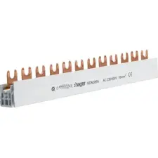 Hager Kft HAGER KDN380A Fázissín 4db 3P készülék részére, 16mm2, 80A, 12M, 210mm villanyszerelés