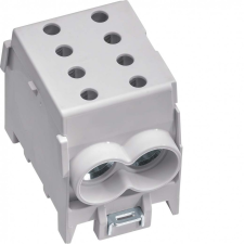Hager KH70G Betáplálókábel leágazó sorkapocs,2x70/ 2x50 mm2 1P szürke villanyszerelés