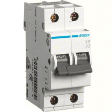 Hager Kismegszakító 2P,10A, C karakterisztika, 6 kA (Hager MC210) villanyszerelés