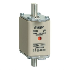 Hager LNH00125M NH 00 KTF/gG 125A 500V késes biztosító villanyszerelés