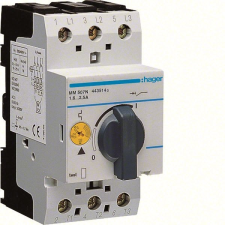Hager MM507N Motorvédő kapcsoló 3P, 1,6-2,5A, 2,5M villanyszerelés