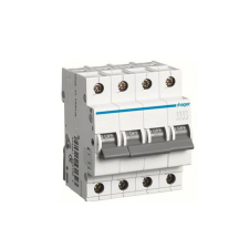 Hager MX440 Kismegszakító 4P, B-40A, 4,5kA, 4M villanyszerelés