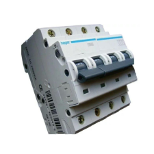 Hager NB440A Kismegszakító 4P, B-40A, 10kA, 4M villanyszerelés