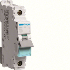 Hager NBN163 Kismegszakító 1P, B-63A, 10kA, 1M villanyszerelés