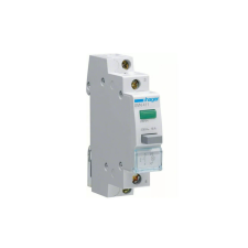 Hager SVN411 Nyomógomb, 1Z, 16A, 230V AC, zöld LED-del, moduláris, 1M villanyszerelés