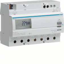 Hager TE360 KNX direkt fogyasztásmérő, 100A, 1 villanyszerelés
