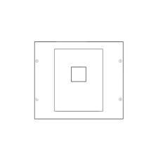 Hager UC008 Quadro HA352 beépítő készlet 300x350mm villanyszerelés