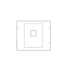 Hager UC009 Quadro HA354/HA357 szakaszoló kapcsoló beépítő készlet 300x350mm villanyszerelés