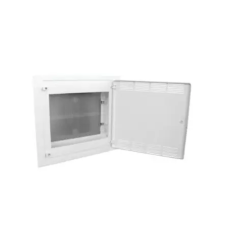 Hager VF218PZF Multimédia golf kiselosztó, süllyesztett, teli ajtó, 495x426x72mm fakivágásba villanyszerelés