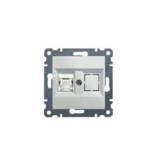 Hager WL2150 Számítógépaljzat RJ45, cat.6e, UTP - fehér villanyszerelés