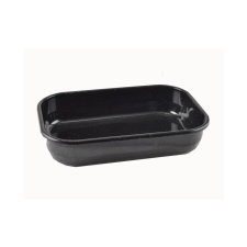  Hagyományos Tepsi Fekete Zománcbevonattal 41x27 (53087) sütés és főzés
