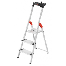 Hailo L80 ComfortLine 3 lépcsőfokos alumínium állólétra (4007126023926) létra és állvány