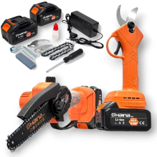 Haina H-BCD2-6804 Automata Olajozású Mini Ágvágó Láncfûrész és Metszõolló, 62V láncfűrész