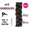 Hair Power Afro szintetikus 100% kanekalon haj, 100 cm, 165 g, 1B