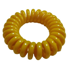  Hair Power csavart szilikon hajgumi, citromsárga hajdísz