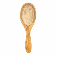 Hair Power fém tüskéjű ovális nagy fa bontókefe fésű