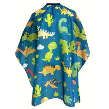 Hair Power kék dinoszaurusz gyerek beterítőkendő hajvágó kendő