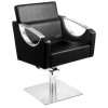  Hair System SM344 fekete fodrászszék
