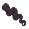 HairExtensionShop Csatos Hullámos Emberi Póthaj Sötétbarna Színben 50cm Body Wave (Szín #4)