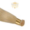 HairExtensionShop Prémium I-TIP Póthaj Platinaszőke Mikrogyűrűs Hajhosszabbításhoz 50cm (Szín #613)