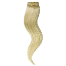 HairExtensionShop Tresszelt Emberi Póthaj Aranyszőke Színben 60cm (Weft Haj #16) póthaj