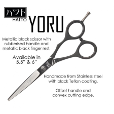 Haito Yoru balkezes fodrász olló, 6' + AJÁNDÉK tok fodrászkellék