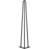  Hajtű Asztalláb Készlet, 4 db, 660 mm