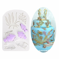 Halak fondant forma, szilikon, 14,2×9,2 cm sütés és főzés