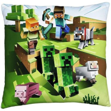 Halantex Minecraft: kúszónövények harca díszpárna - 40 x 40 cm lakástextília