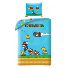 Halantex Super Mario: Ugró Super Mario kétrészes ágynemű garnitúra - 140 x 200 cm lakástextília