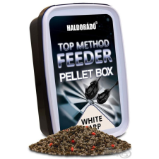  HALDORÁDÓ Top Method Feeder Pellet Box - WHITE CARP 400g bojli, aroma