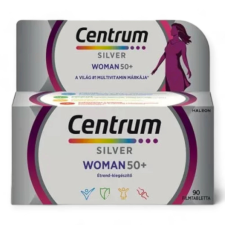 Haleon Hungary Kft. Centrum Silver Woman 50+ filmtabletta nőknek 90x vitamin és táplálékkiegészítő