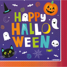 Halloween Friends szalvéta 16 db-os 33x33 cm party kellék