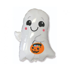 Halloween Ghost with Bucket, Szellem fólia lufi 75 cm (WP) party kellék