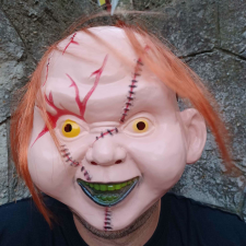 Halloween horror Chucky baba maszk jelmez