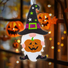  Halloween-i dekoráció - manó - akasztható - habszivacs - 44 x 26 cm dekoráció