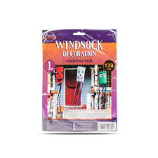  Halloween-i szélzsák dekoráció - Frankenstein - zöld - 122 cm dekoráció