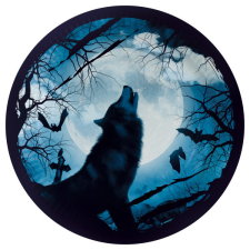 Halloween Kísértetjárta erdő Haunted Forest papírtányér 8 db-os 23 cm party kellék