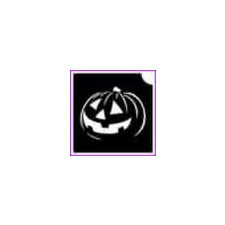 Halloween tök (csss0595) csillámtetoválás