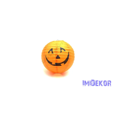  Halloween tökös lampion 20 cm dekorációs kellék