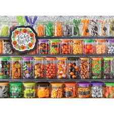 Halloween trükk vagy élvezet puzzle 1000 darabos puzzle, kirakós