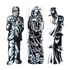  HALLOWEENI FÓLIA FALIDEKOR party kellék