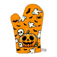Halloweeni Főzőkesztyű - Halloween Mintás - Halloween Kellék FK059 konyhai eszköz