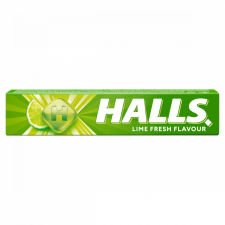  Halls lime-ízű, töltetlen keménycukorka C-vitaminnal 33,5 g csokoládé és édesség