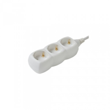  Hálózati elosztó, szerelhető, 3 aljzat villanyszerelés