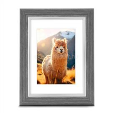 Hama 00193232 Lima 20x30cm grafitszürke műanyag képkeret (HAMA_00193232) dekorációs kellék
