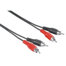Hama 00205086 audio kábel 2,5 M 2 x RCA Fekete (205086) kábel és adapter