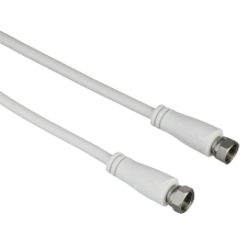 Hama 122435 koax kábel 3 M F Fehér (122435) kábel és adapter