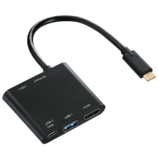 Hama 135729 4in1 USB-C multiport adapter (2x USB 3.1, HDMI, USB-C) kábel és adapter