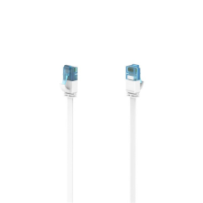 Hama 200686 FIC CAT6A lapos fekete 10 m patchkábel kábel és adapter
